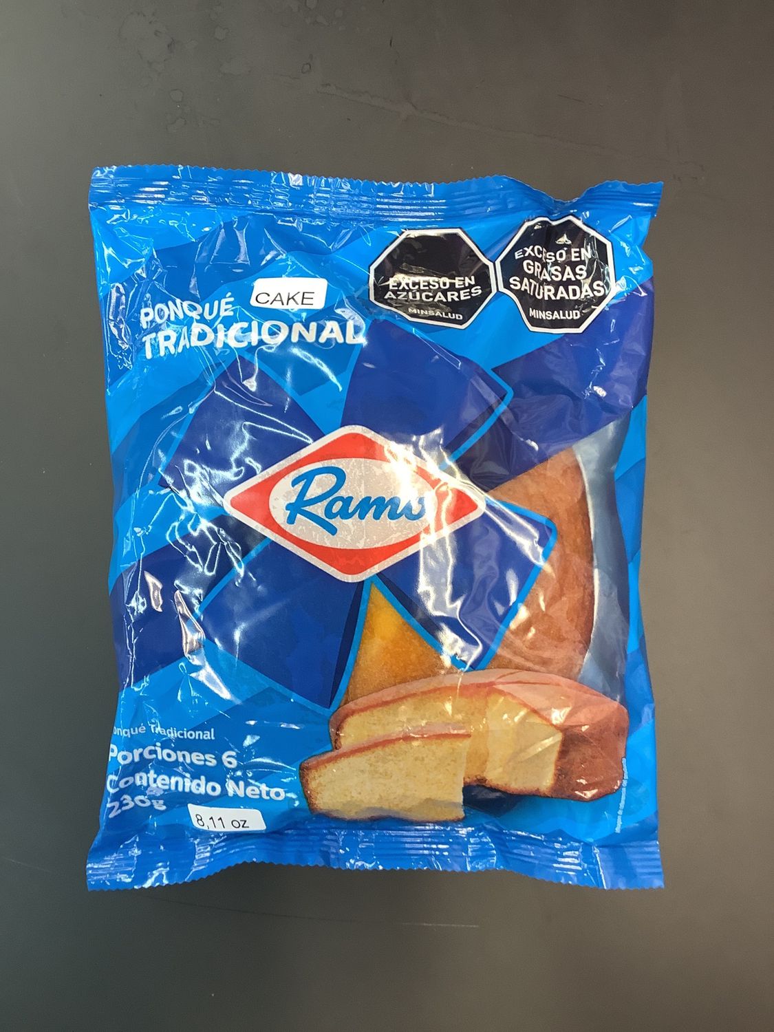 Ponque tradicional Ramo 230g