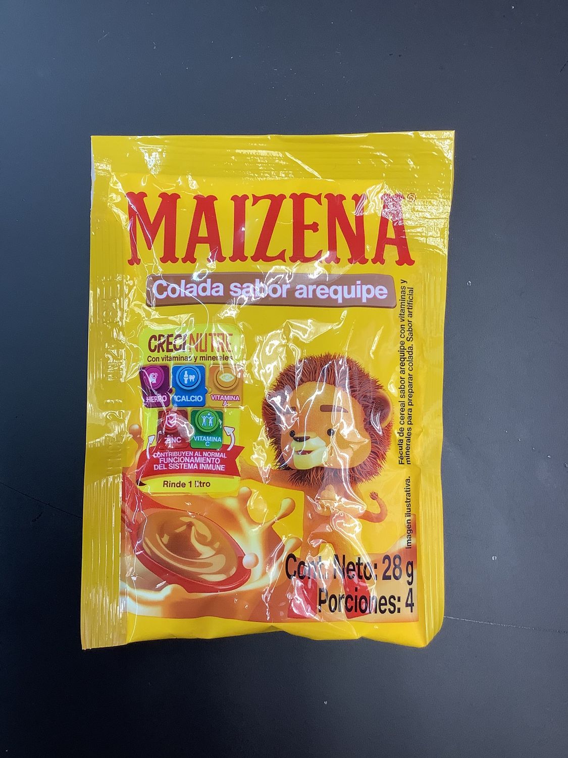 Maizena sabor arequipe 28g