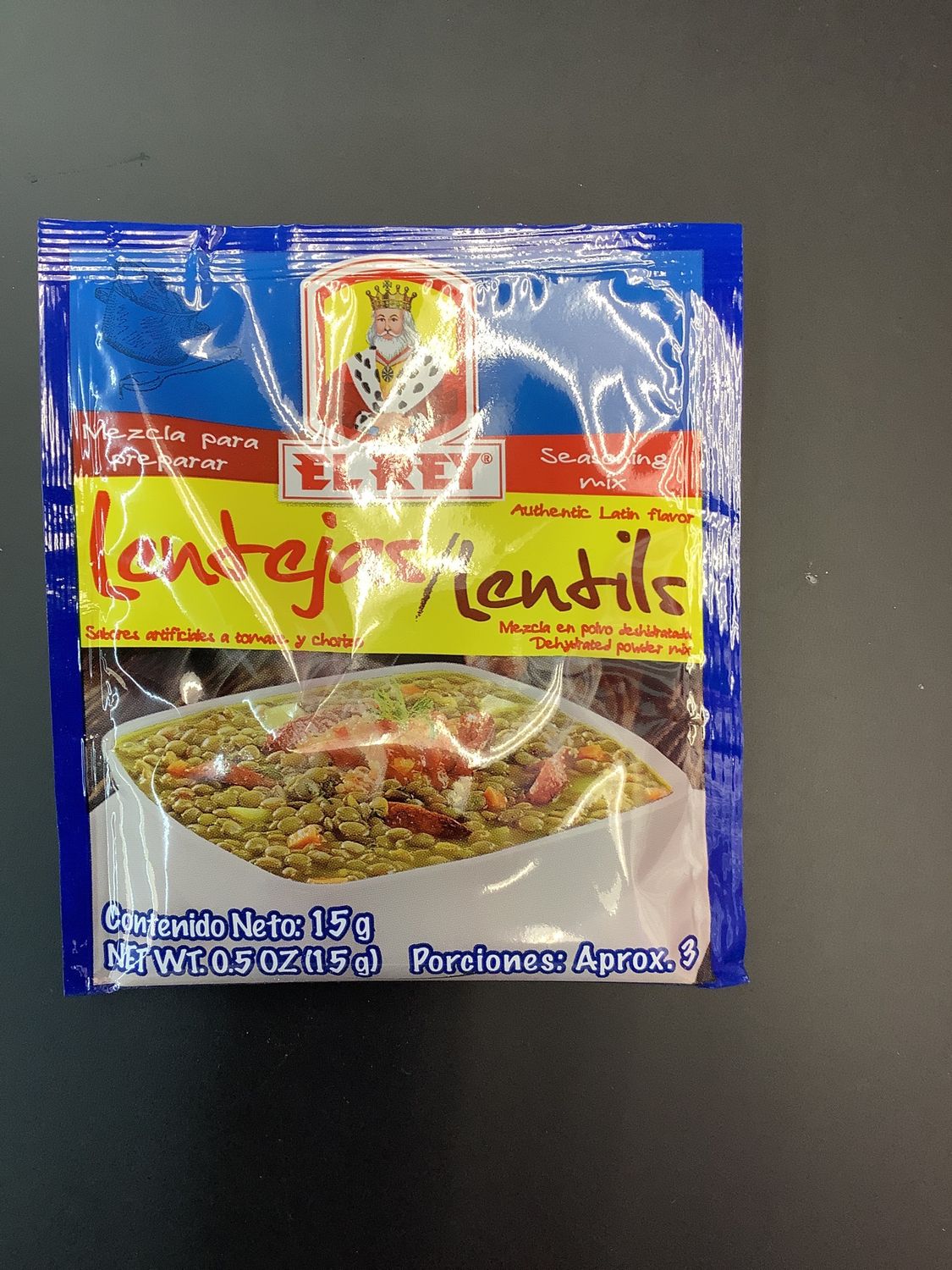 Lentejas El Rey 15g seasoning mix