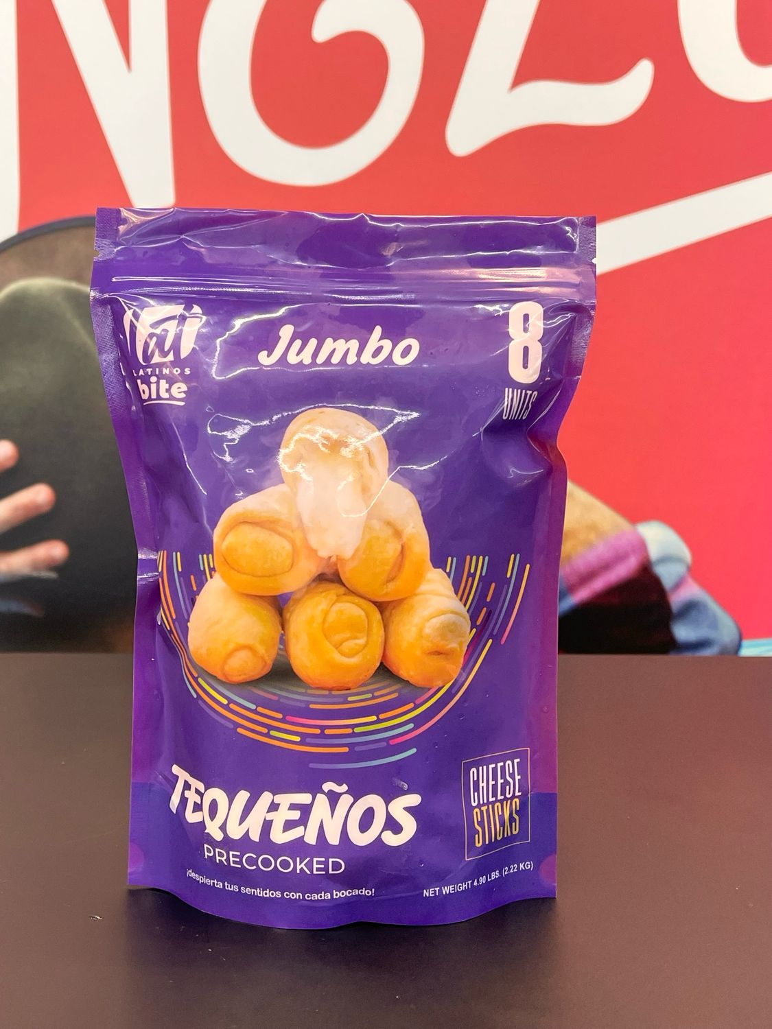 Tequeños Jumbo White Cheese 8unit