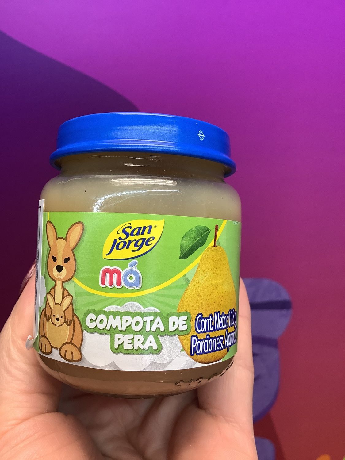 Compota Pera san Jorge 113g Compota Pera san Jorge 113g