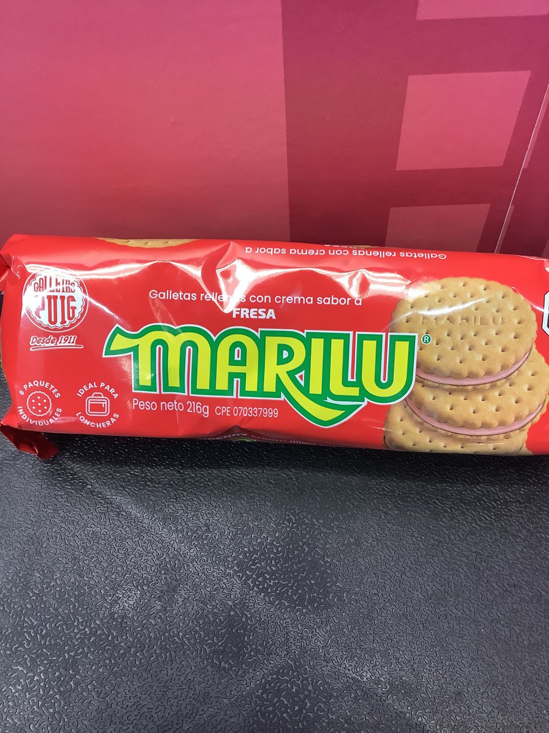 Marilú fresa tubo 216 gramos