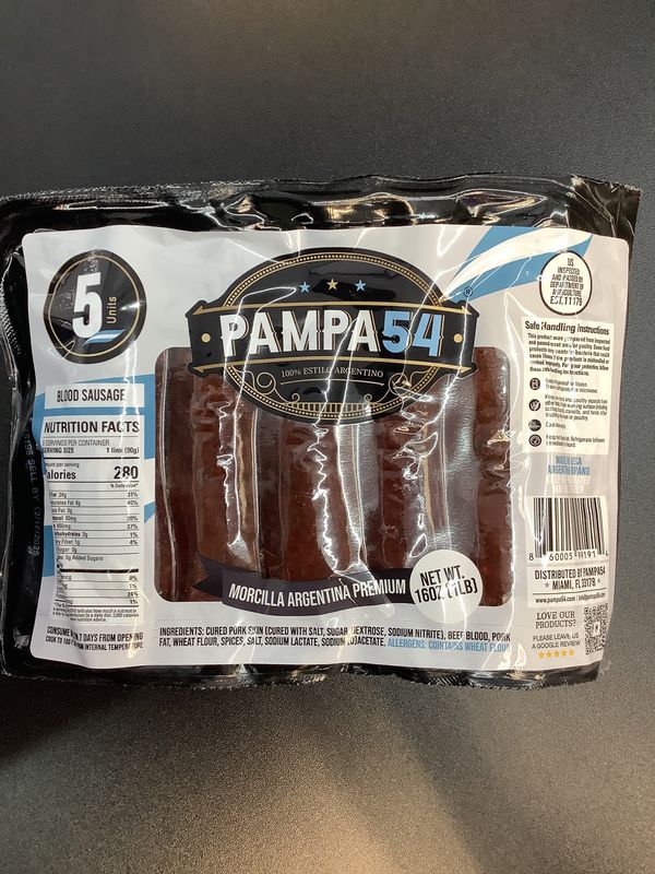 Morcilla argentina Pampa54