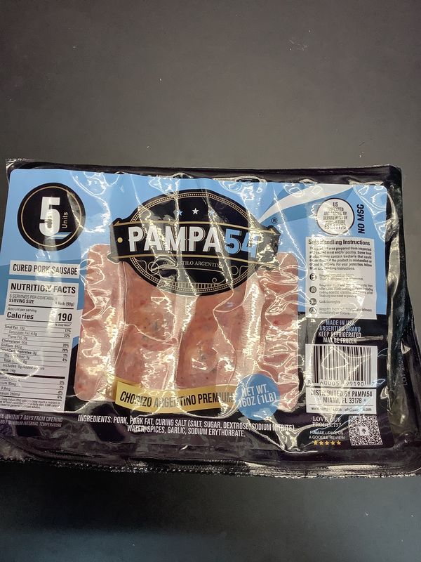 Chorizo Argentino Pampa54