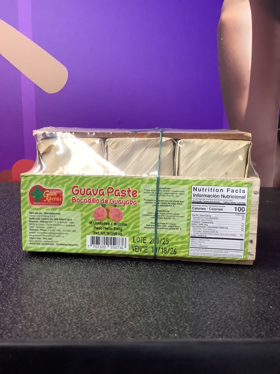 Bocadillo de guayaba 18unid Bocadillo de guayaba 18unid