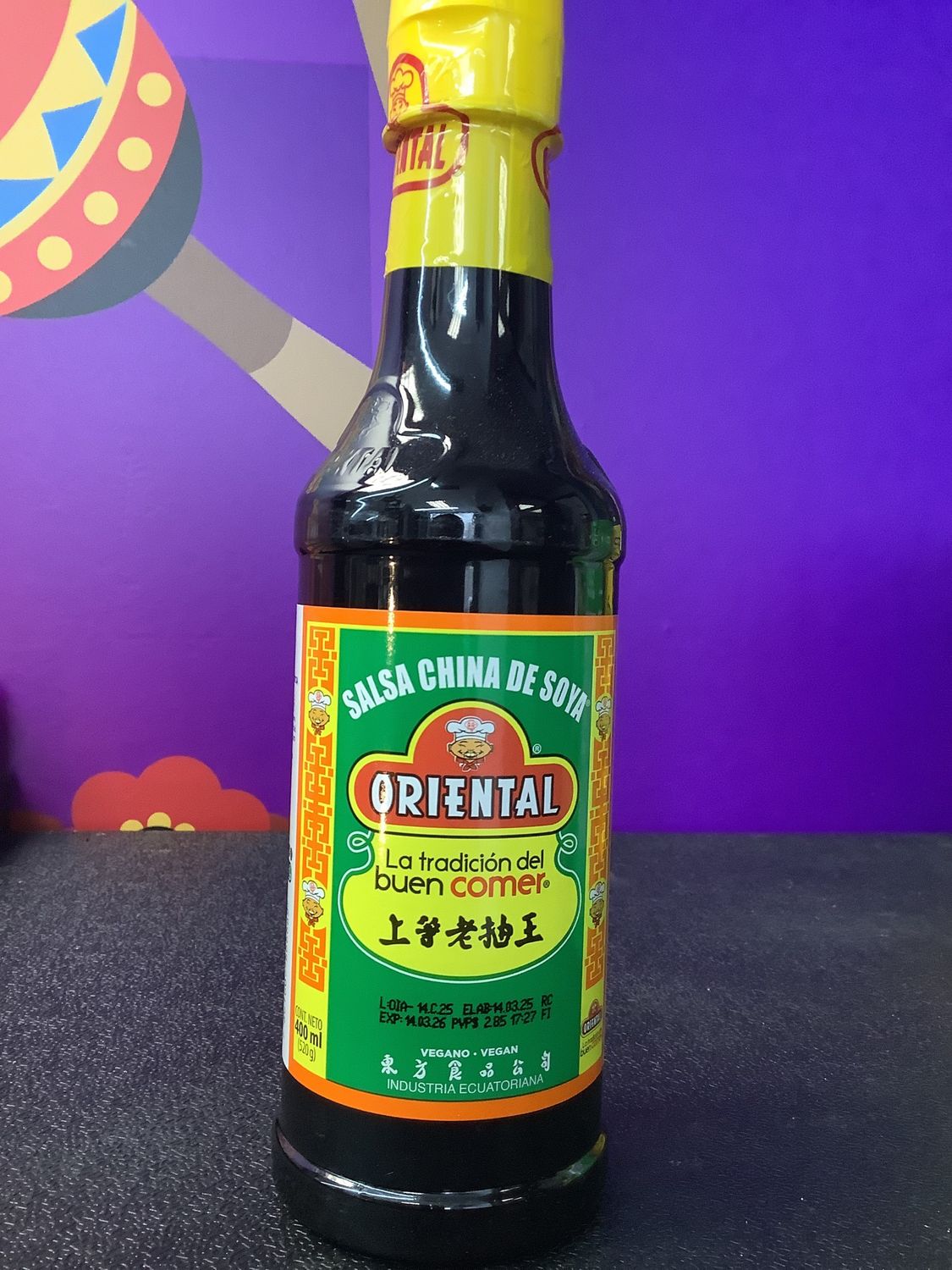 Salsa china de soya Oriental 400ml Salsa china de soya Oriental 400ml