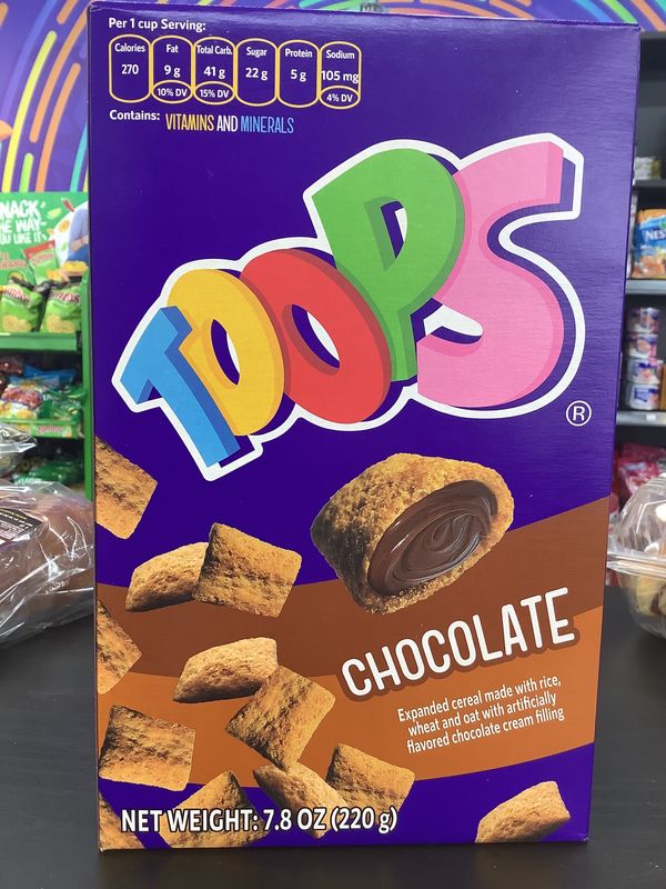 Toops  Filled with Extra Chocolate 7.8 Oz (220g)