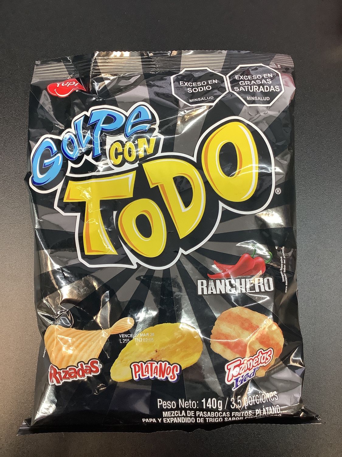 Golpe con todo 140g Golpe con todo 140g