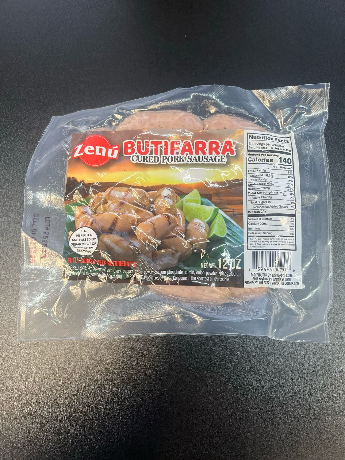 Butifarra 12oz Zenu Butifarra 12oz Zenu