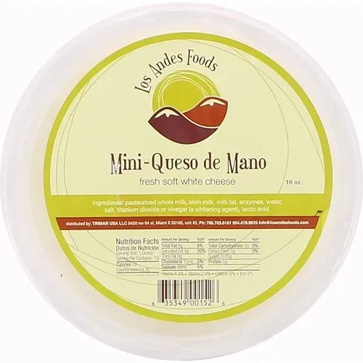 Mini Queso de Mano ( 5 UND )            16 Oz
