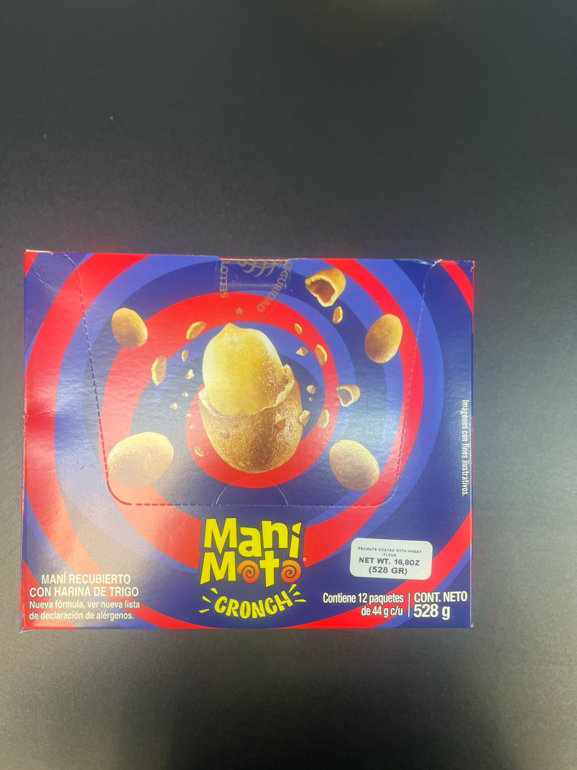 Mani Moto Crónch 12 Paquetes 528gr
