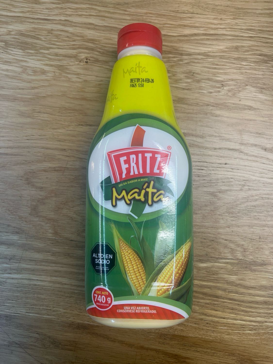 Salsa De Maíz Fritz 740gr