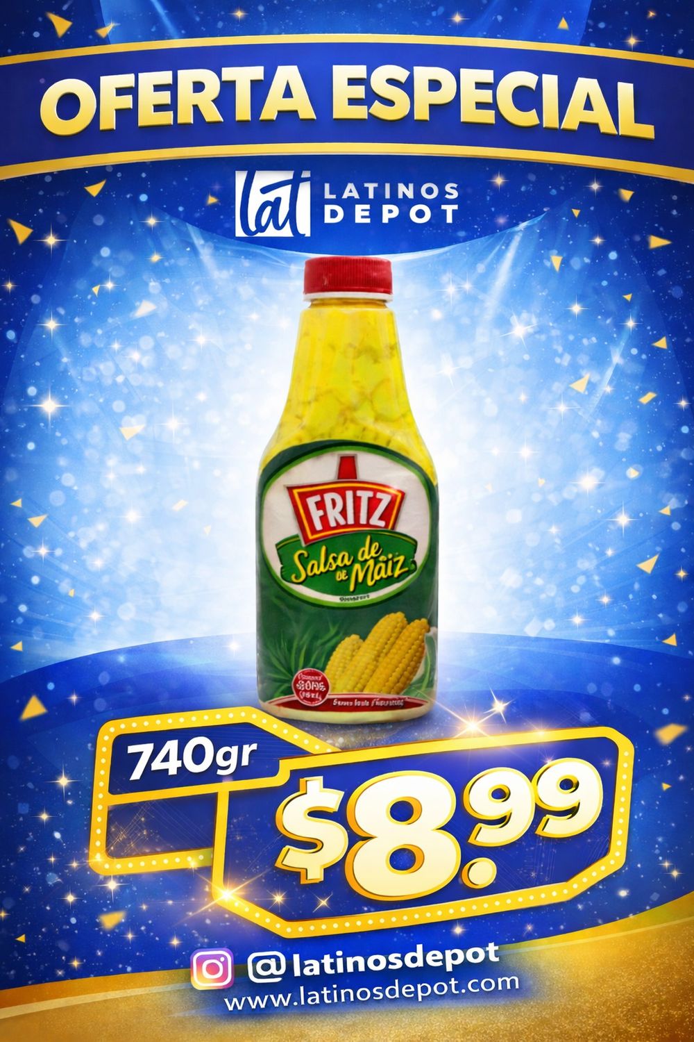 Salsa De Maíz Fritz 740gr Salsa De Maíz Fritz 740gr