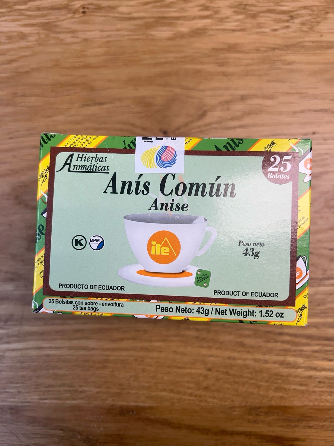 Te De Anis 25 Bolsitas Te De Anis 25 Bolsitas