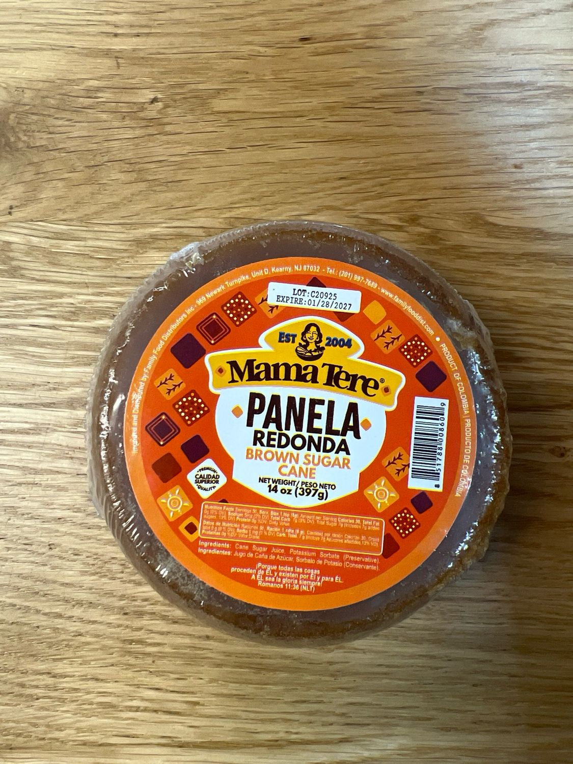 Mama Tere Panela Redonda 397gr