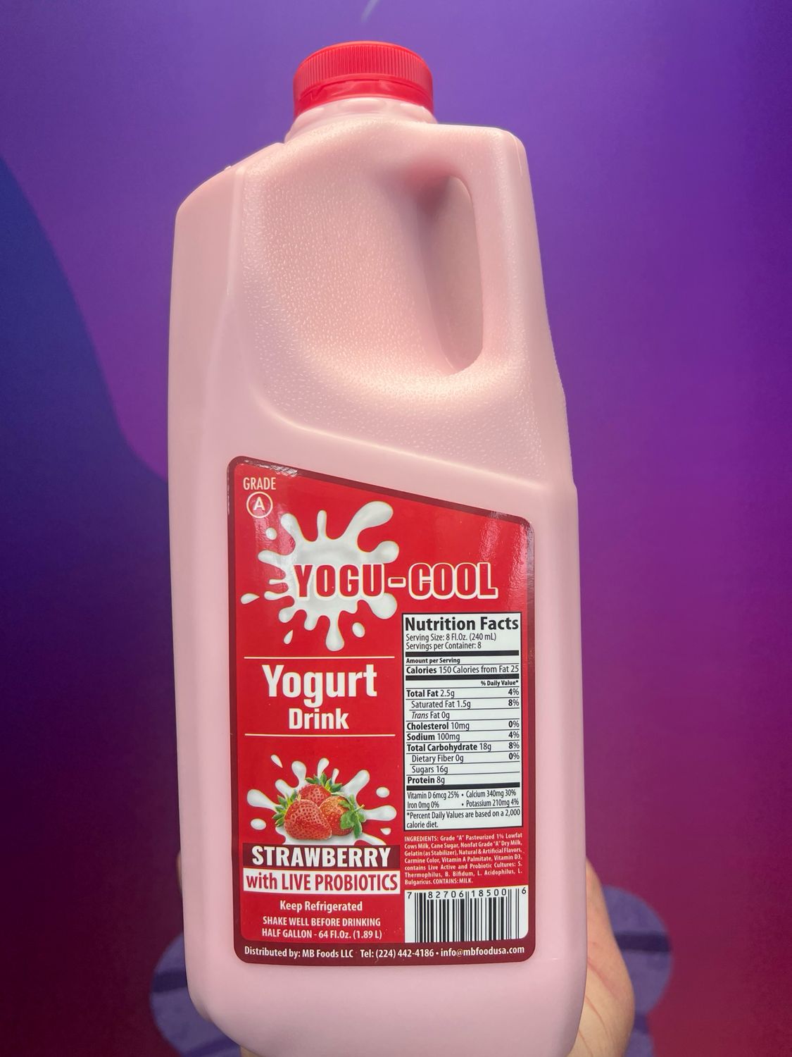 Yogurt 64fl Sabor Fresa Yogurt 64fl Sabor Fresa