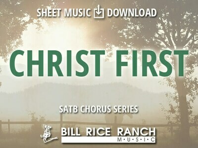 Christ First - SATB