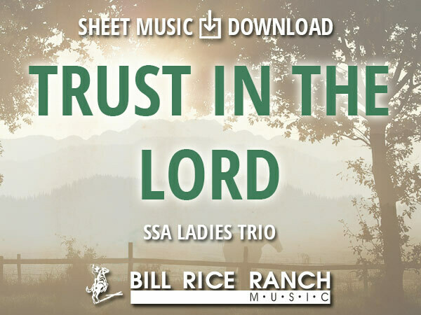 Trust in the Lord