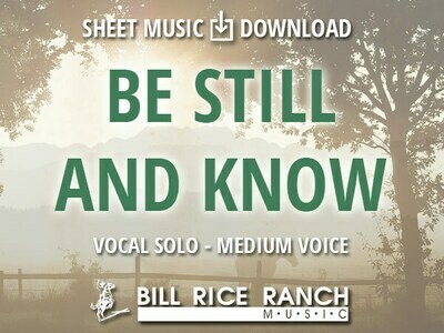 Be Still and Know (M)