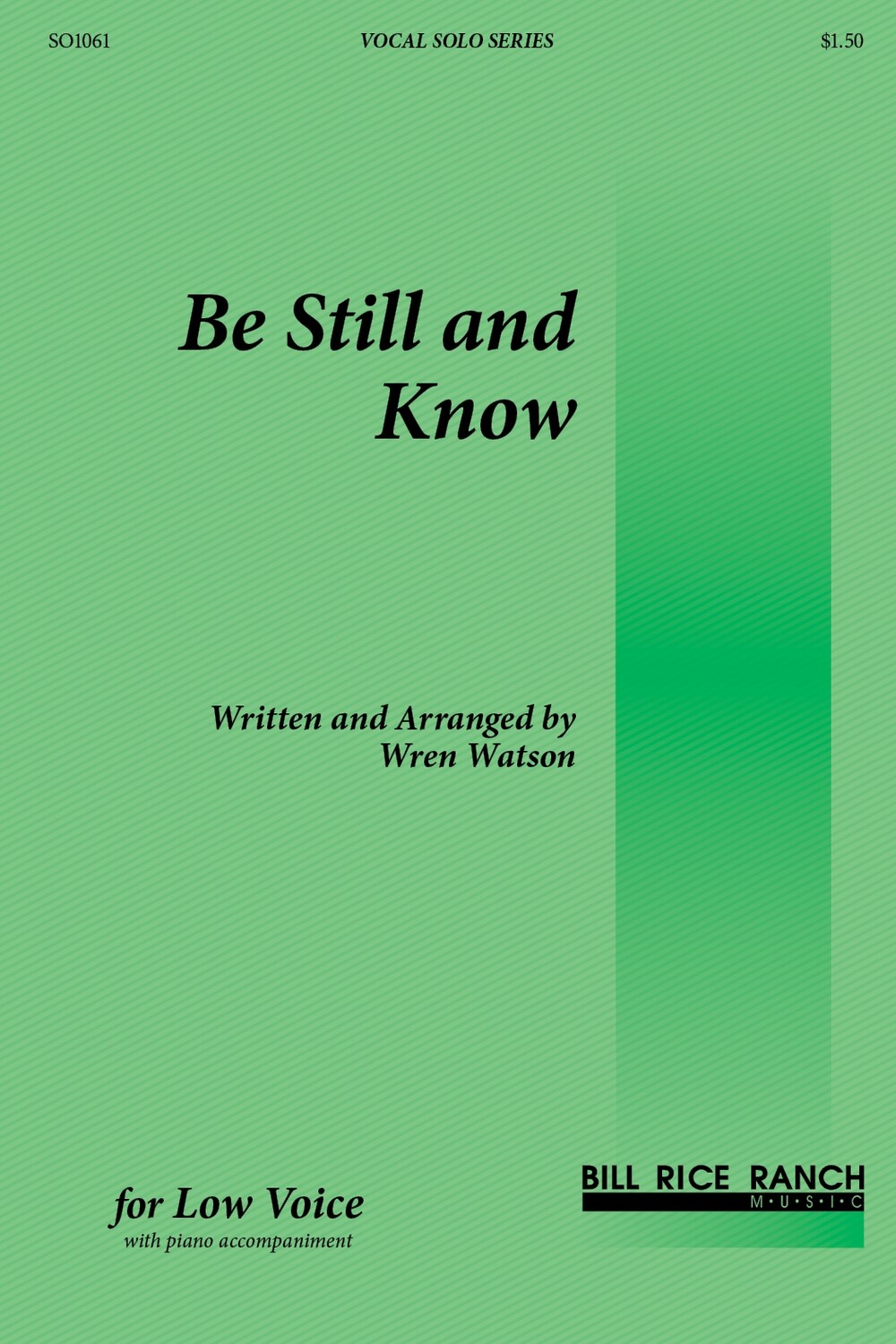 Be Still and Know (L)