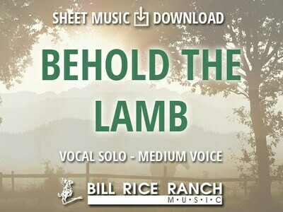 Behold the Lamb (M)
