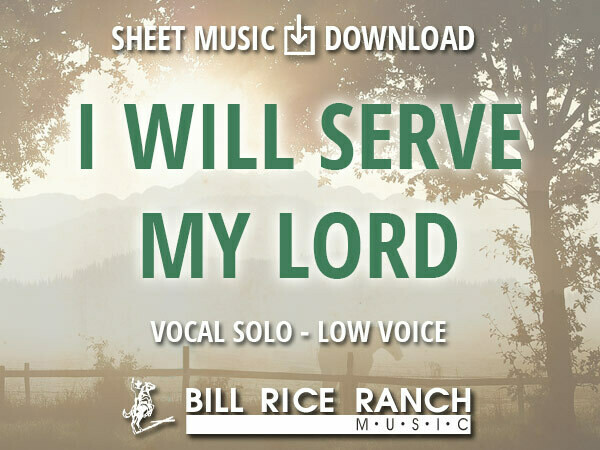 I Will Serve My Lord (L)