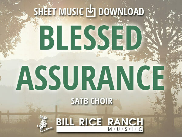 Blessed Assurance - SATB Blessed Assurance - SATB