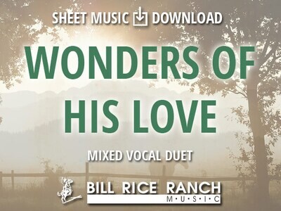 Wonders of His Love - Mixed Duet