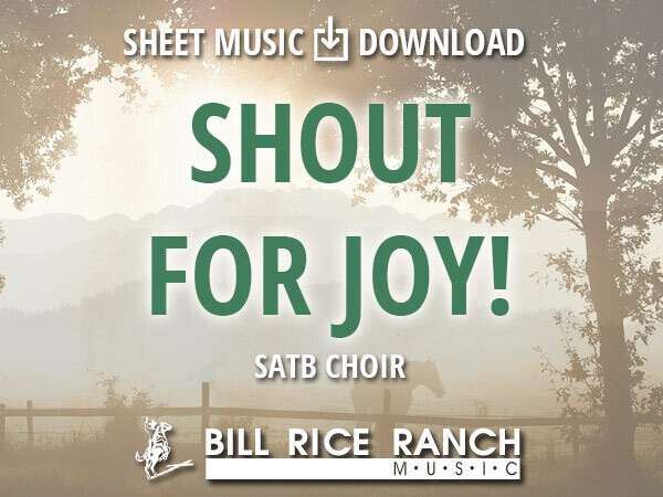 Shout For Joy! - SATB Shout For Joy! - SATB