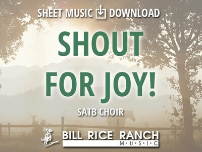 Shout For Joy! - SATB