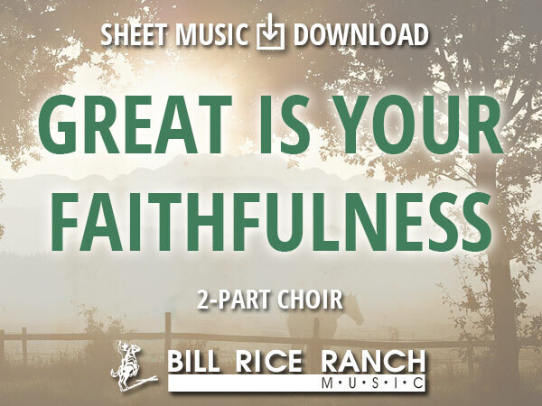 Great Is Your Faithfulness - 2 Part Choir