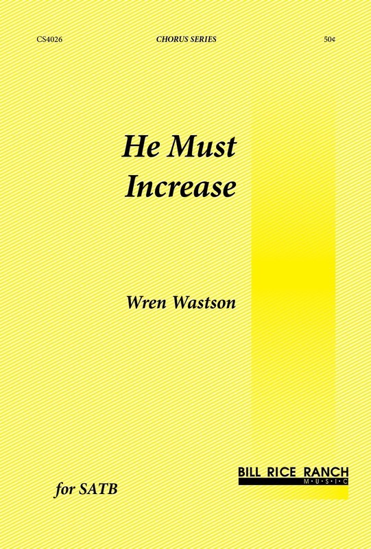 He Must Increase