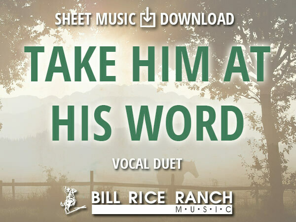 Take Him at His Word - Duet Take Him at His Word - Duet