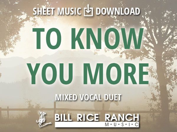 To Know You More - Mixed Duet