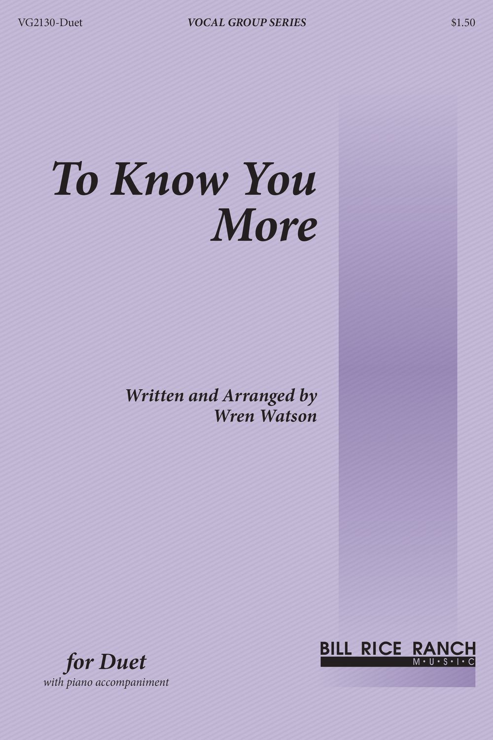 To Know You More - Mixed Duet To Know You More - Mixed Duet