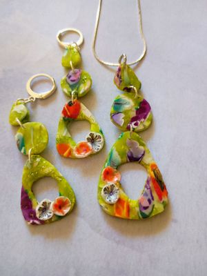 Wild Flowers Necklace set #1