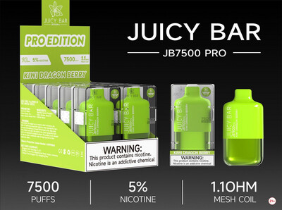BOX Juicy Bar Kiwi Dragon Berry (Pro Edition) - JB7500