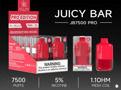 BOX Juicy Bar Strawberry Pina Colada (Pro Edition) - JB7500