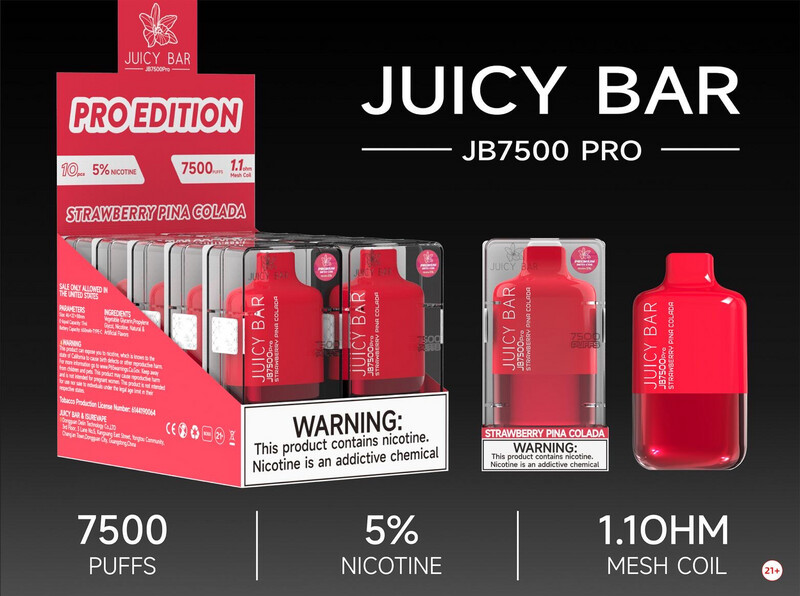 BOX Juicy Bar Strawberry Pina Colada (Pro Edition) - JB7500