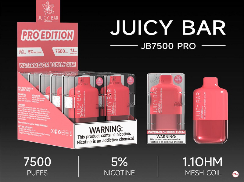 BOX Juicy Bar Watermelon Bubble Gum (Pro Edition) - JB7500
