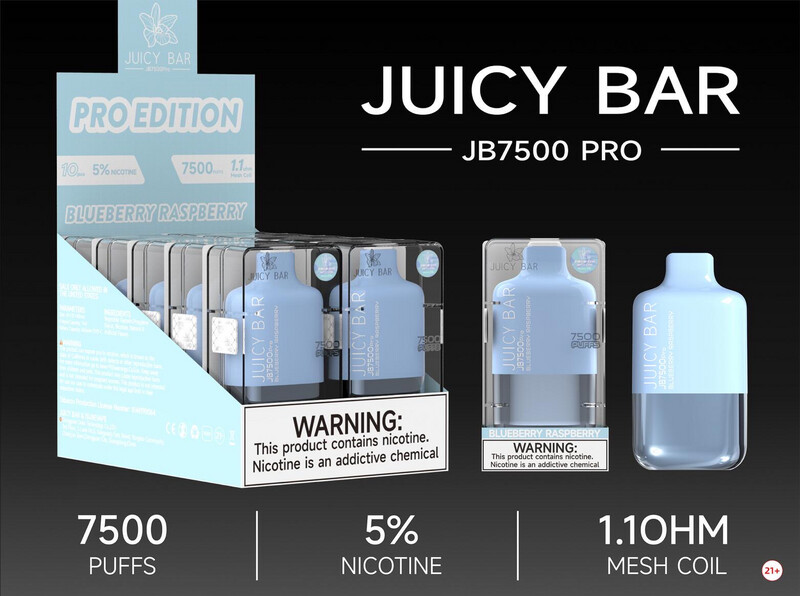 BOX Juicy Bar Blueberry Raspberry (Pro Edition) - JB7500