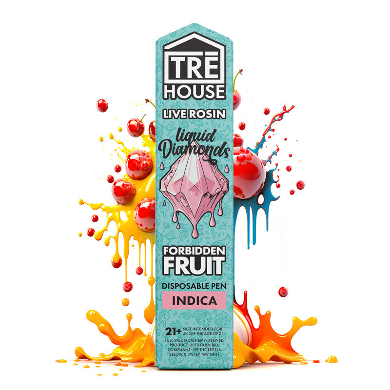 BOX Tre House Live Rosin Liquid Diamonds - Forbidden Fruit