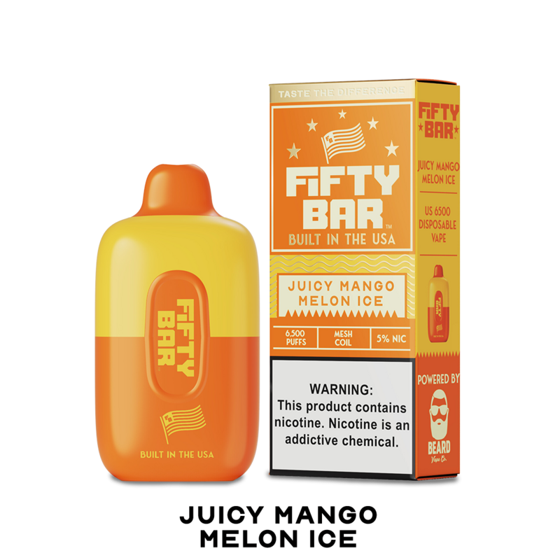 BOX Fifty Bar Juicy Mango Melon Ice - 6500