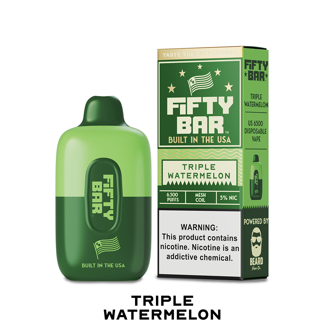 BOX Fifty Bar Triple Watermelon - 6500