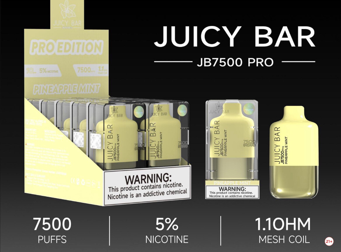 Box Juicy Bar Pineapple Mint (Pro Edition) - JB7500