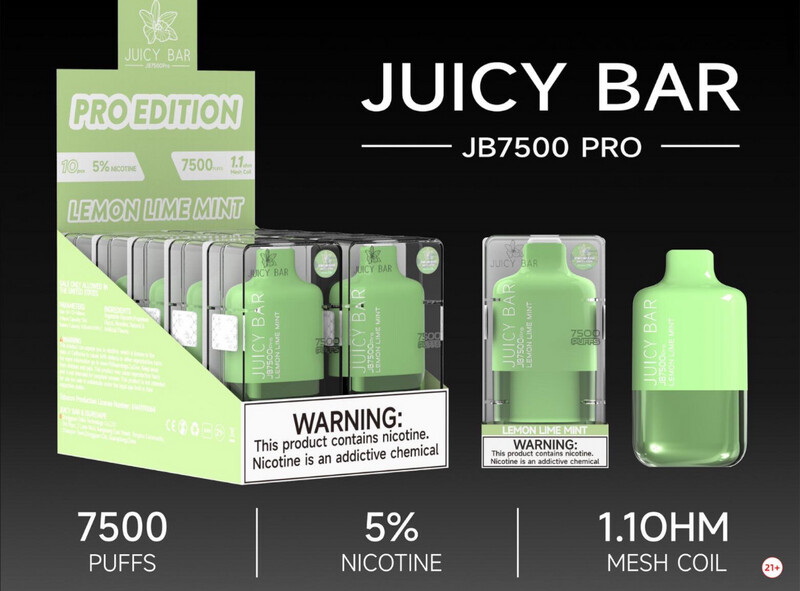 Box Juicy Bar Lemon Lime Mint (Pro Edition) - JB7500