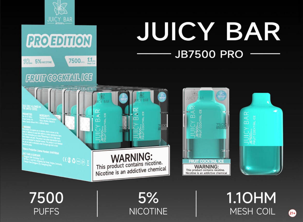 Box Juicy Bar Fruit Cocktail Ice (Pro Edition) - JB7500