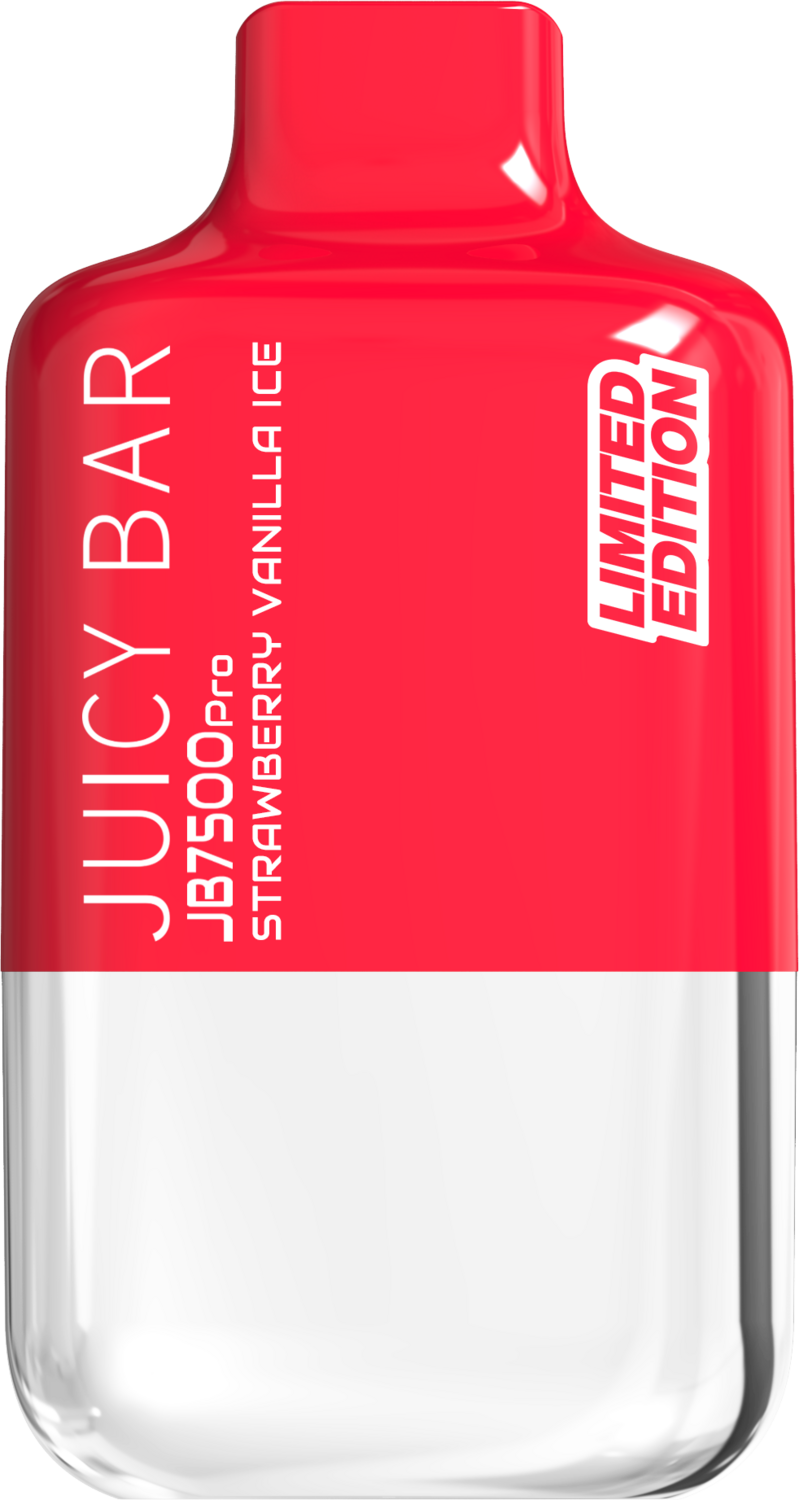[BOX] Juicy Bar Strawberry Vanilla Ice (Limited Edition) - JB7500
