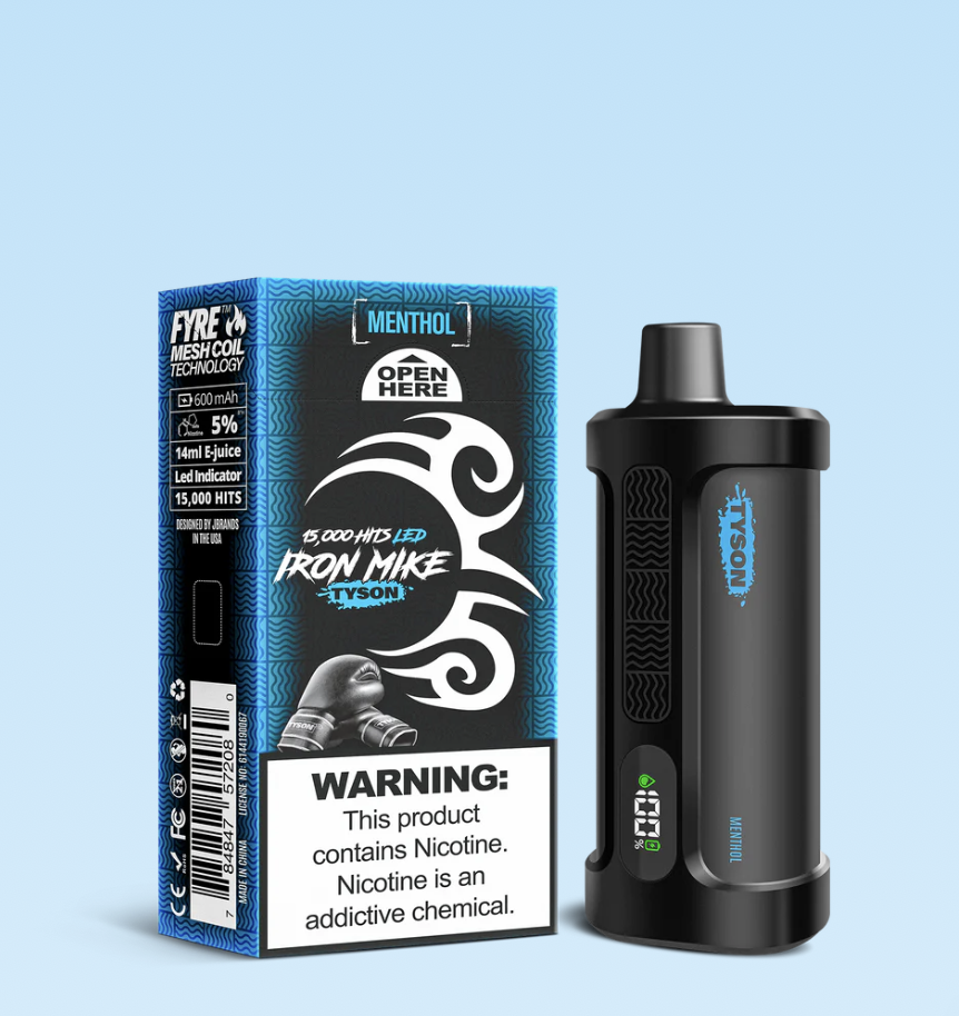 Box Tyson 2.0 Iron Mike Menthol - 15000