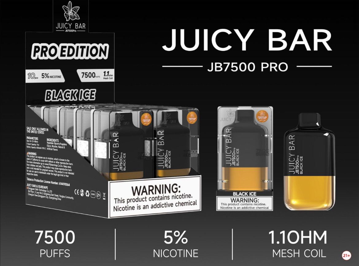 Box Juicy Bar Black Ice (Pro Edition) - JB7500